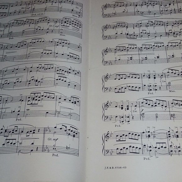 WEDDING MUSIC 1934 sheet music - Picture 4 of 4